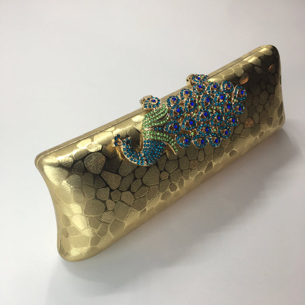 Signature Peacock Clutch