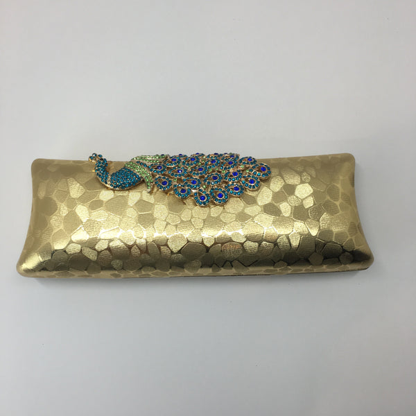 Signature Peacock Clutch