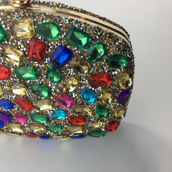 Glam Rhinestones Evening Clutch