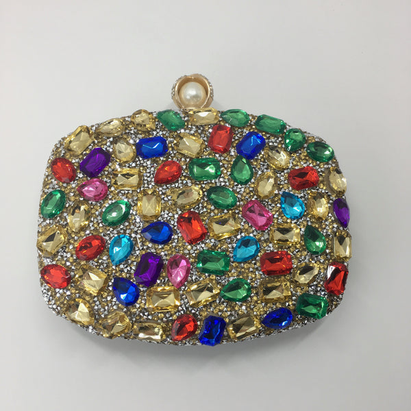 Glam Rhinestones Evening Clutch