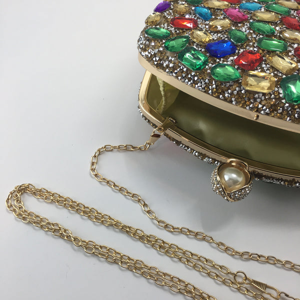 Glam Rhinestones Evening Clutch