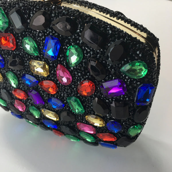 Glam Rhinestones Evening Clutch