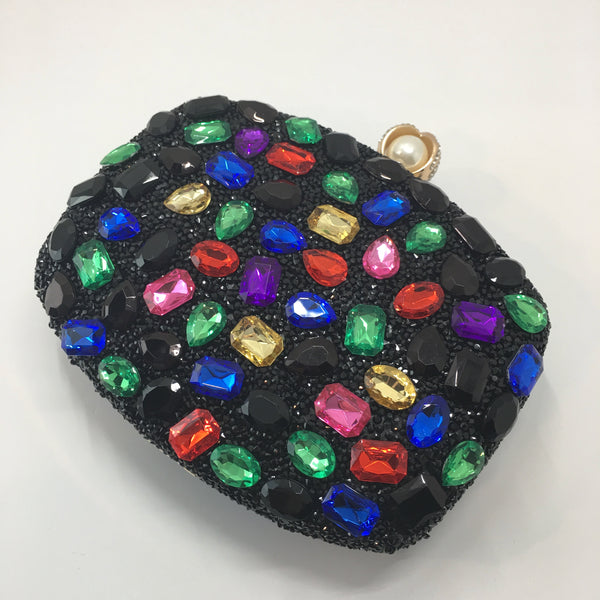 Glam Rhinestones Evening Clutch