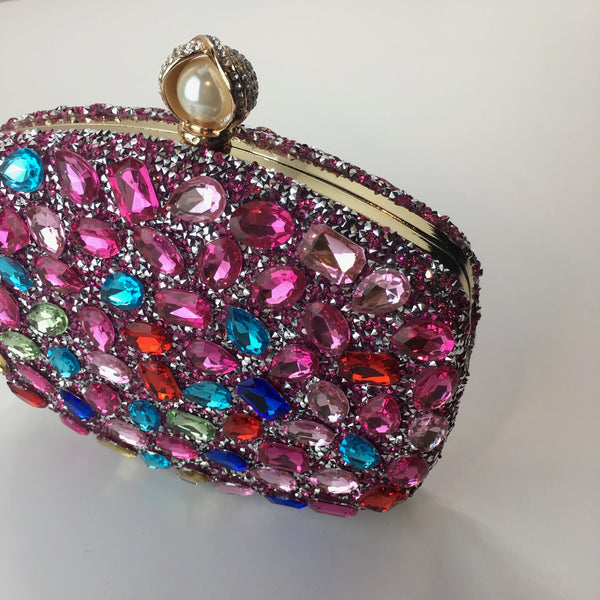 Glam Rhinestones Evening Clutch