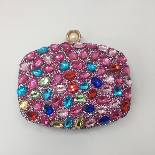 Glam Rhinestones Evening Clutch