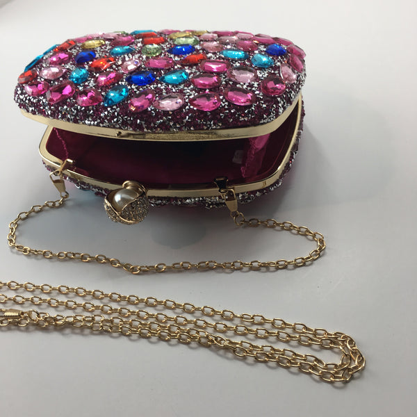 Glam Rhinestones Evening Clutch