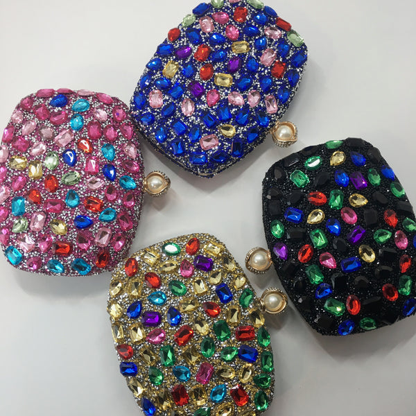 Glam Rhinestones Evening Clutch