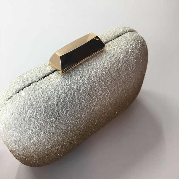 Sparkly Ombre Oval Clutch