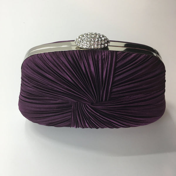 Vintage Style Satin Clutch