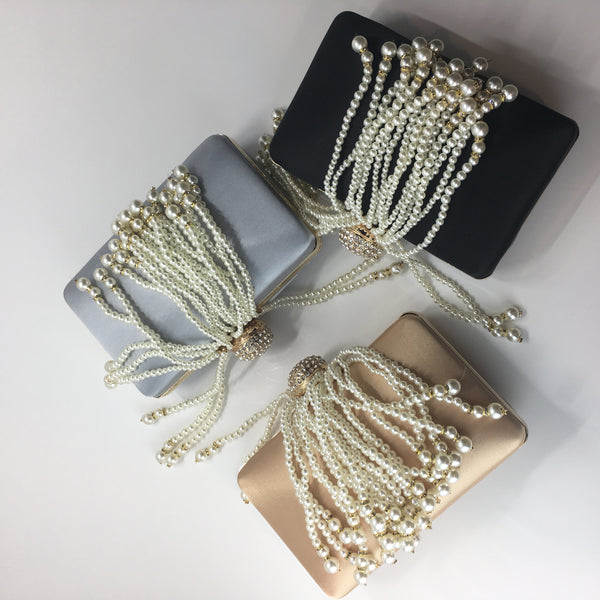 Elegant Pearl Clutch