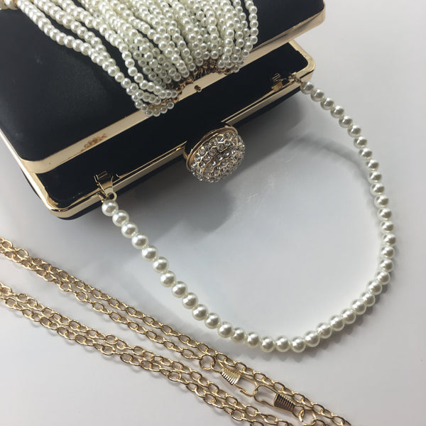 Elegant Pearl Clutch