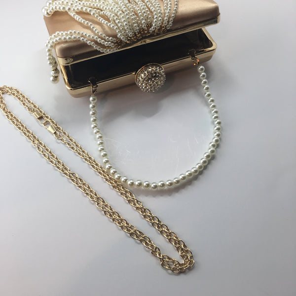 Elegant Pearl Clutch