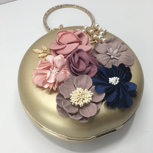 French Madam Floral Clutch