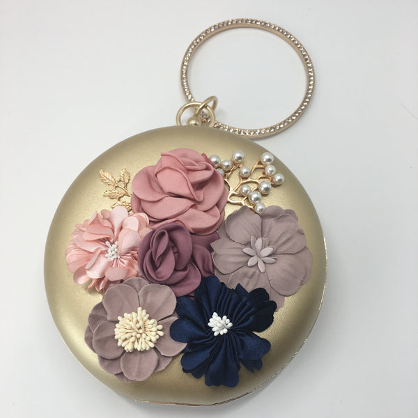 French Madam Floral Clutch