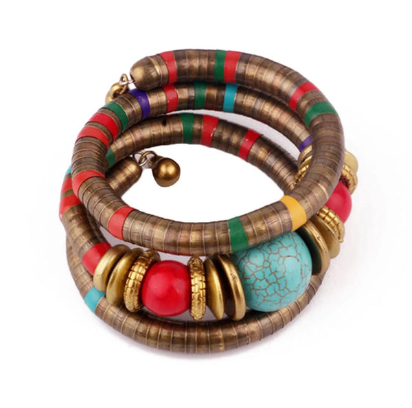 Tibetan Bohemia Multilayer Bangle