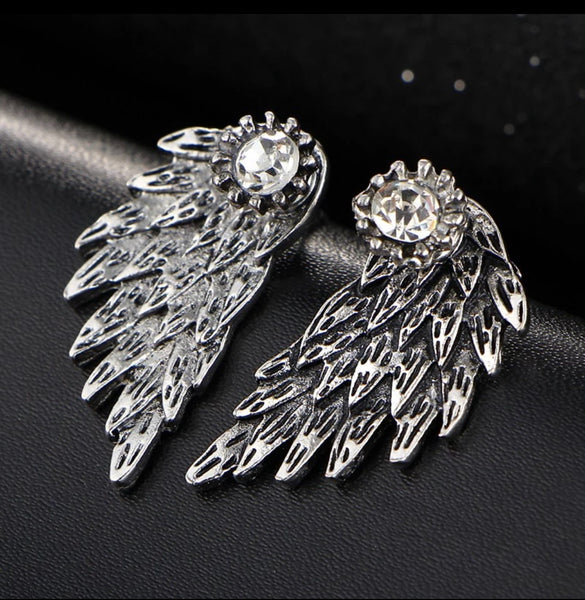 Wings Shape Stud Earrings