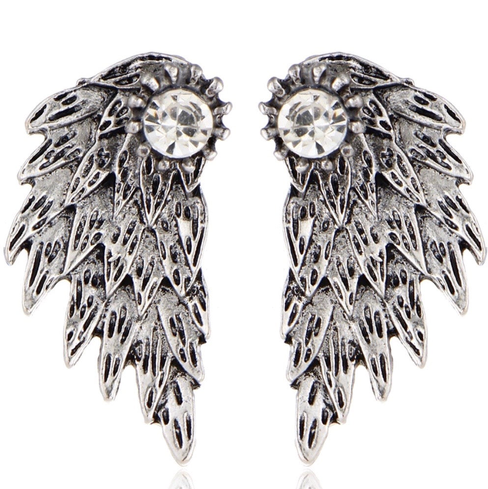 Wings Shape Stud Earrings