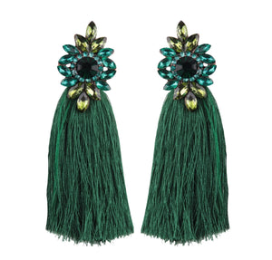 Ethnic Tassel Spring Color Drop Earring