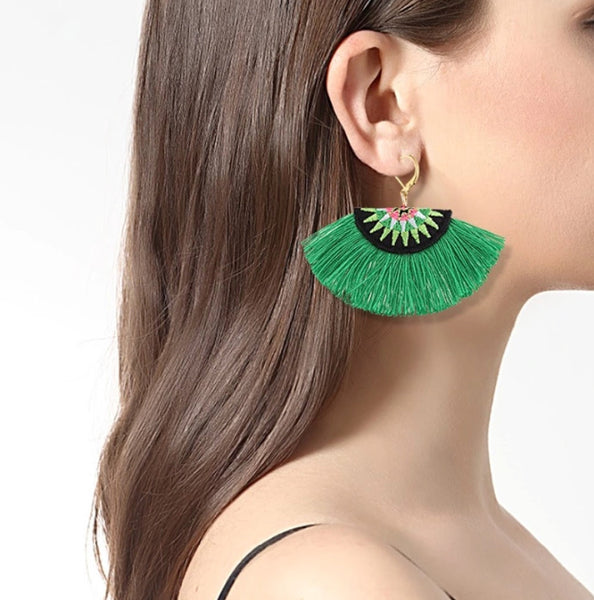 Fan Shaped Earrings