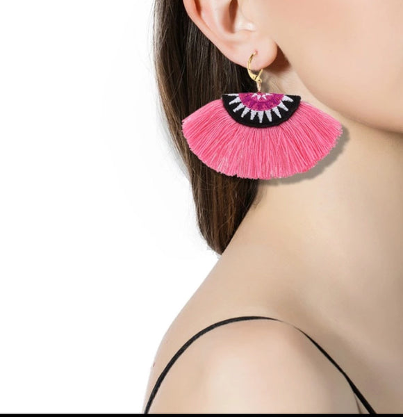 Fan Shaped Earrings