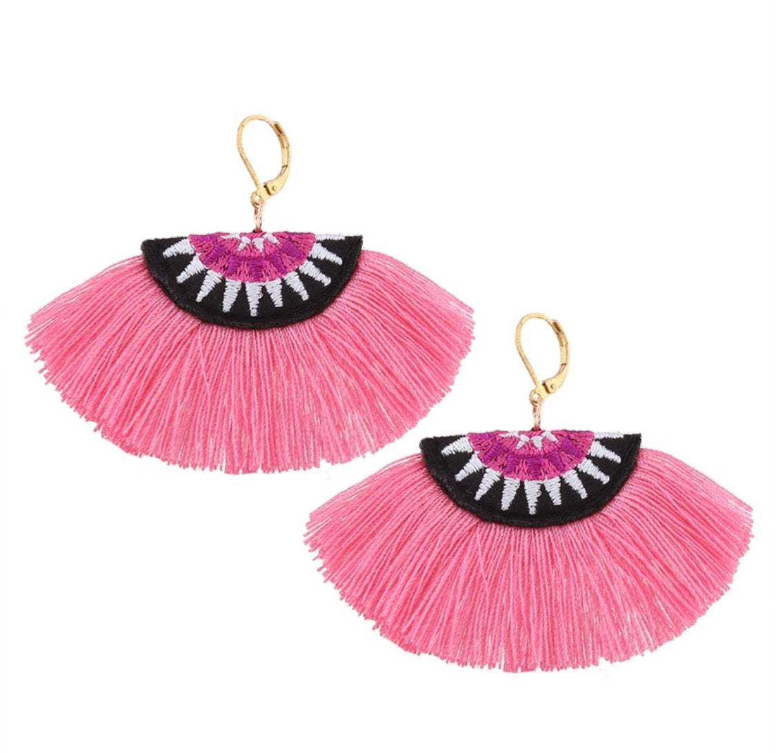 Fan Shaped Earrings