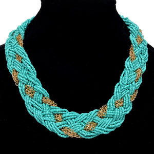 Turquoise Small Bead Necklace