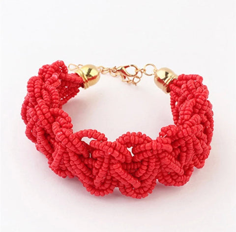 Braided Beads Bracelet