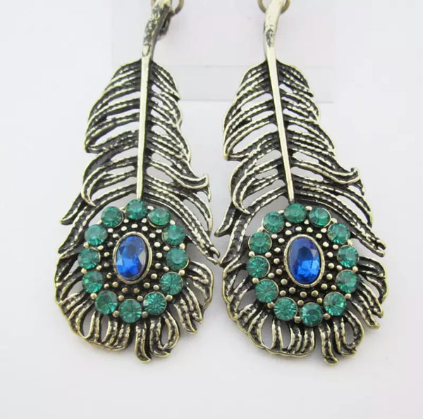 Peacock Earrings