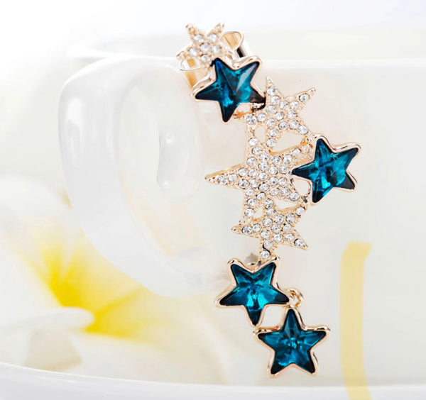 Blue Star Ear cuff