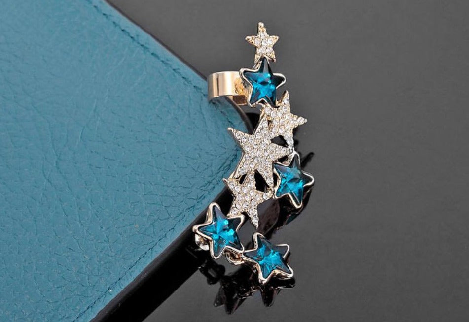 Blue Star Ear cuff