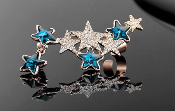 Blue Star Ear cuff