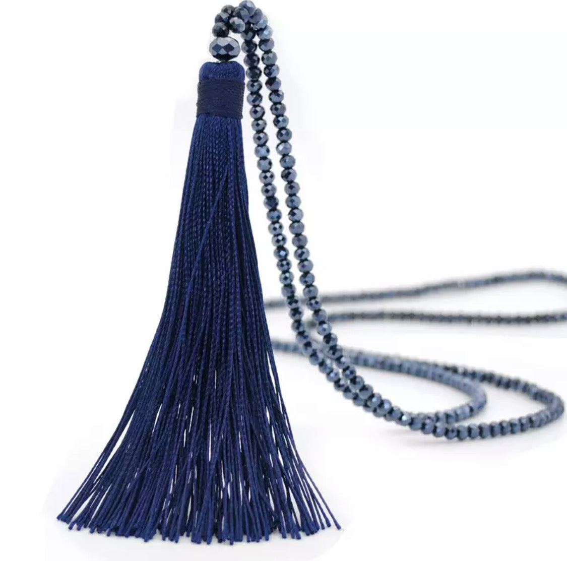 Silk Tassel Necklace